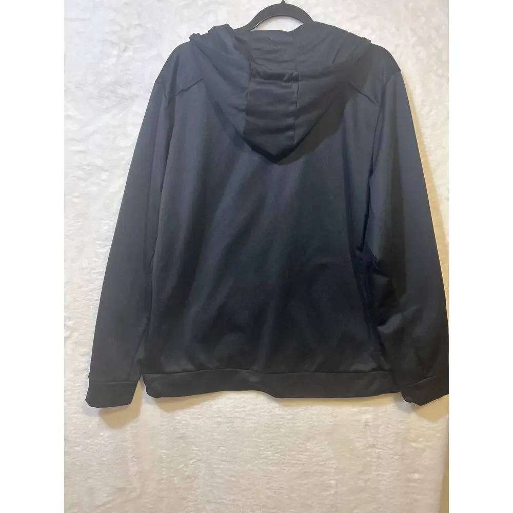 Nike Therma-FIT‎ Full Zip Hoodie Men's XL Black Athletic Sweatshirt